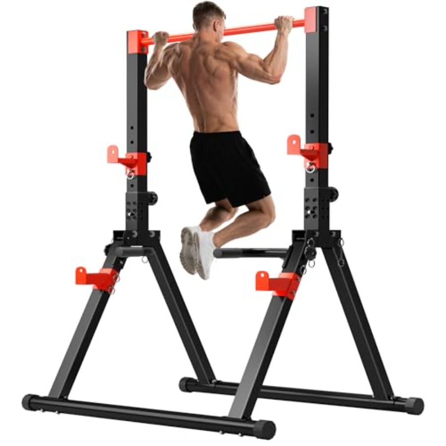 Pull Up Bar Grip - Home gym foldable power tower pull