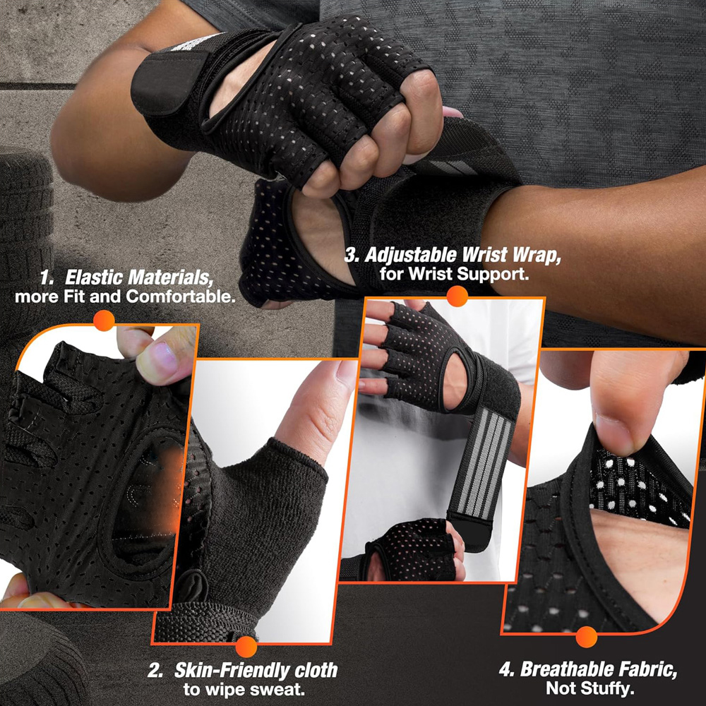 Fitness Gloves with Wrist Supp - Crossfit Gear Men recensie en prijs