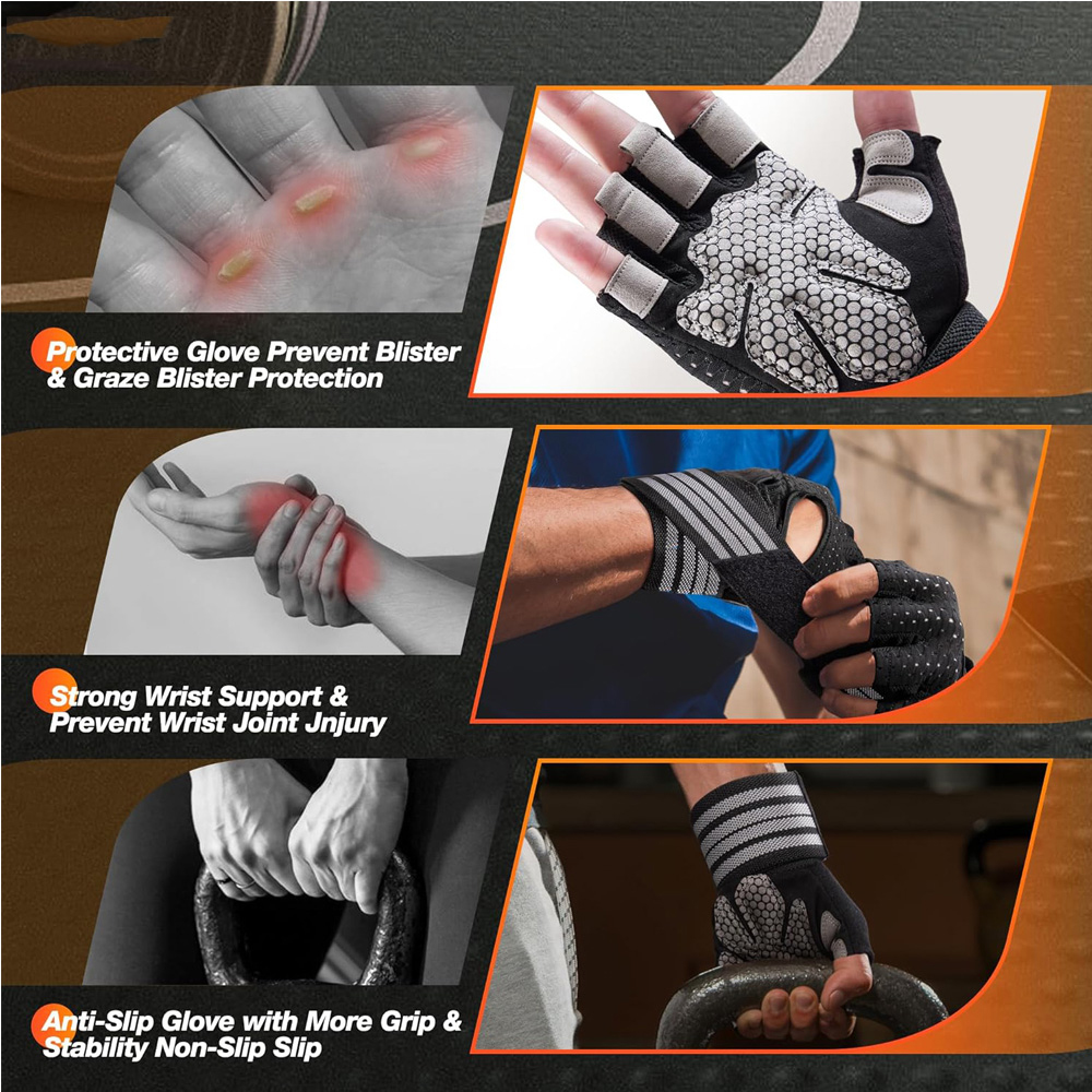 Fitness Gloves with Wrist Supp - Crossfit Gear Men recensie en prijs