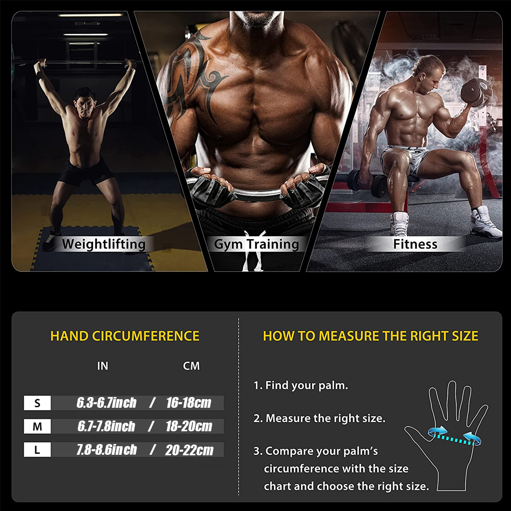 Fitness Gloves with Wrist Supp - Crossfit Gear Men recensie en prijs