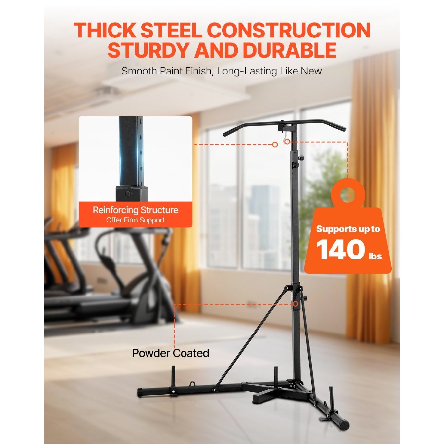 2 in 1 Punching Bag Stand Stee - Pull Up Bar Grip recensie en prijs