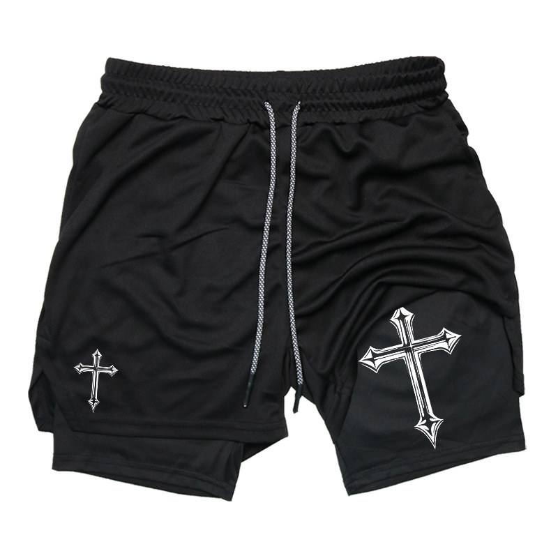 Cross Print 2-in-1 Workout Run - Crossfit Gear Men recensie en prijs