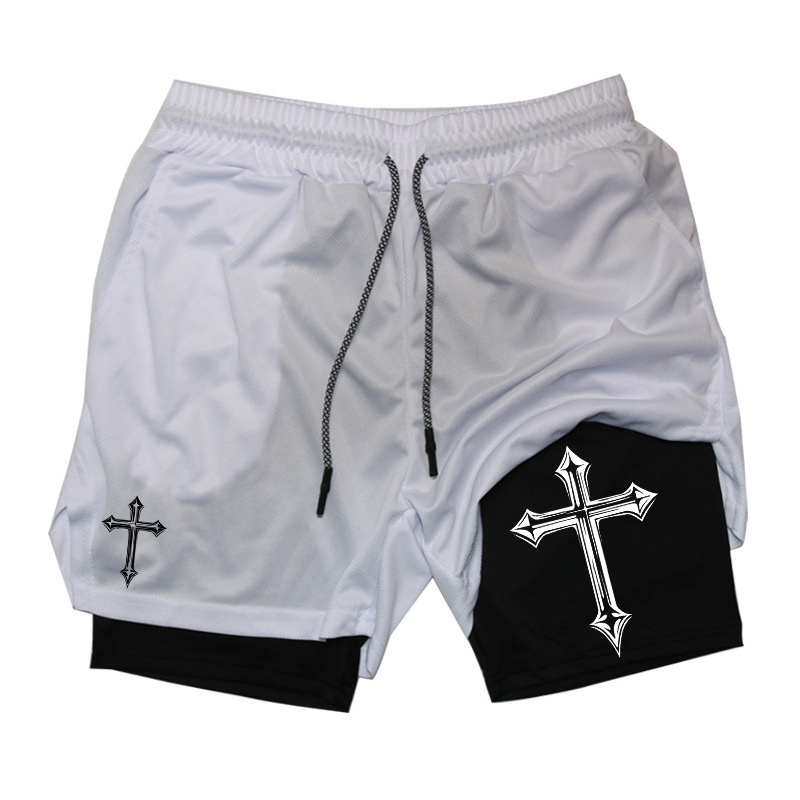 Cross Print 2-in-1 Workout Run - Crossfit Gear Men recensie en prijs
