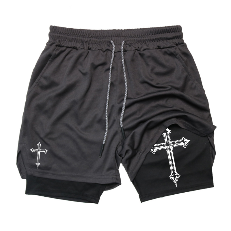 Cross Print 2-in-1 Workout Run - Crossfit Gear Men recensie en prijs