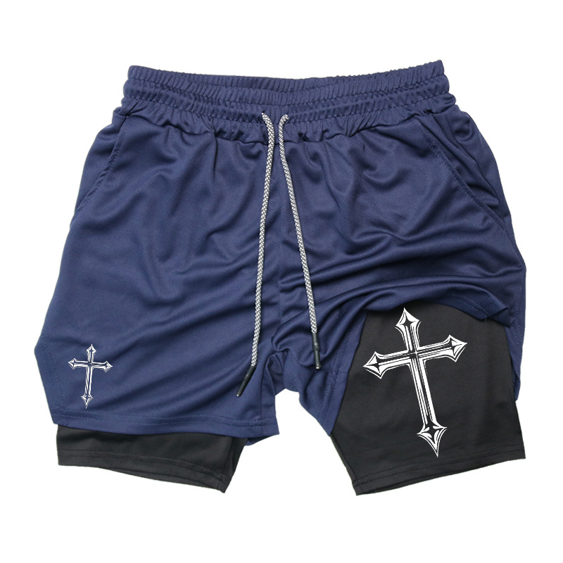 Cross Print 2-in-1 Workout Run - Crossfit Gear Men recensie en prijs