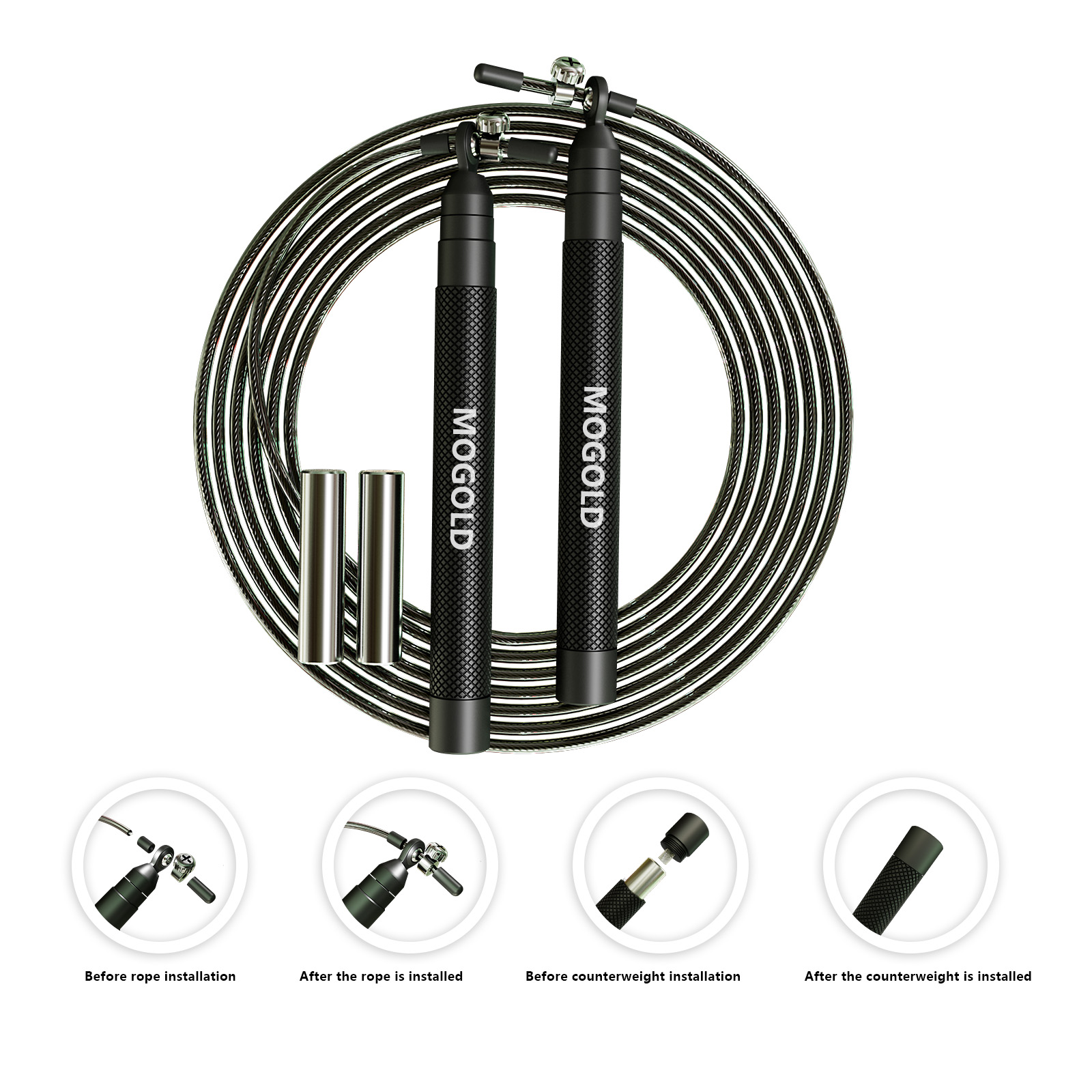 Crossfit Weighted jump rope gy - Crossfit No Equipment Workouts recensie en prijs