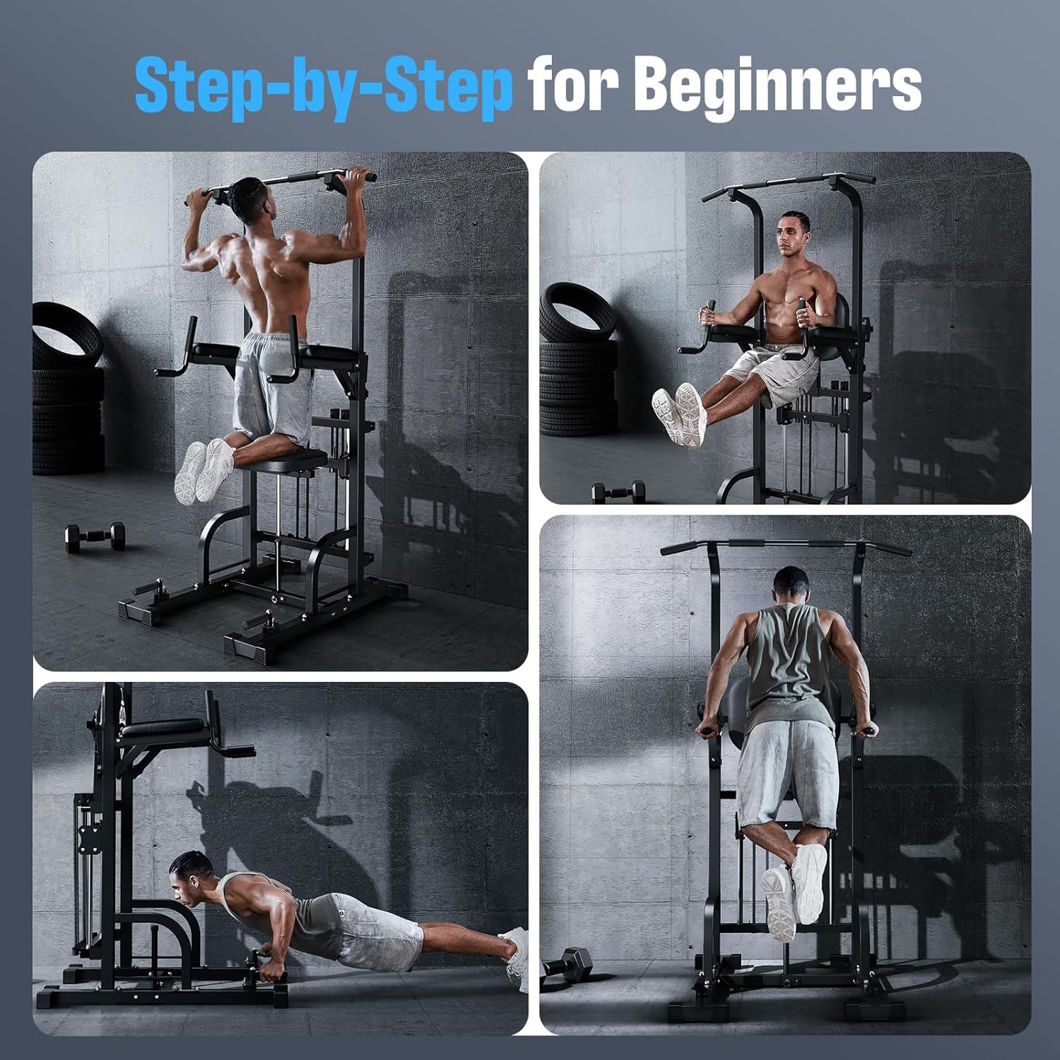 Power Tower Pull-Up Dip Statio - Pull Up Bar Grip recensie en prijs