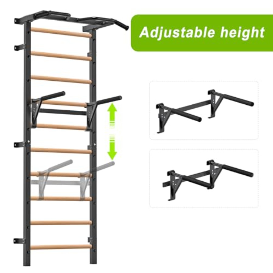 Wall Mounted Gymnastic Stall B - Pull Up Bar Grip recensie en prijs