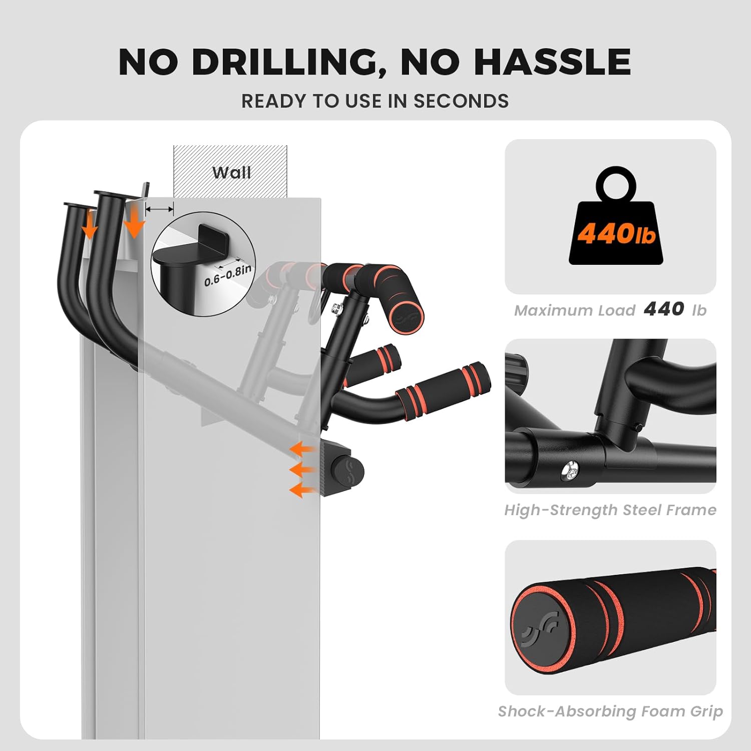 Door Pull Up Bar for Doorway w - Pull Up Bar Grip recensie en prijs