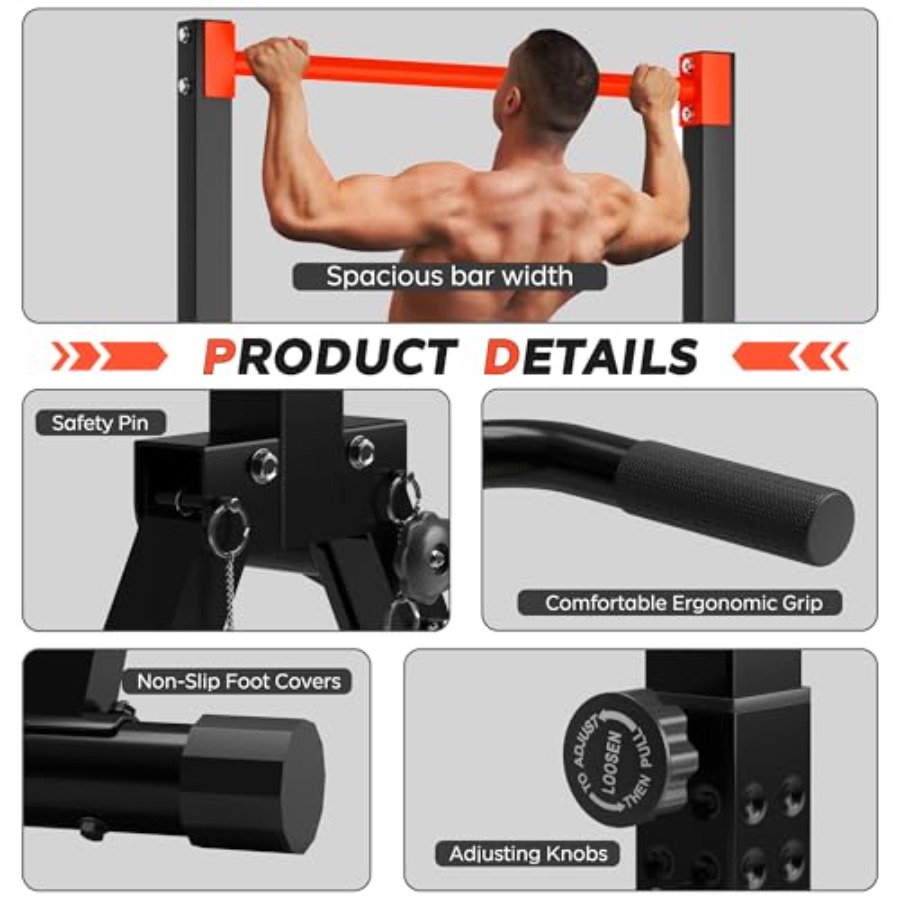 Home gym foldable power tower  - Pull Up Bar Grip recensie en prijs