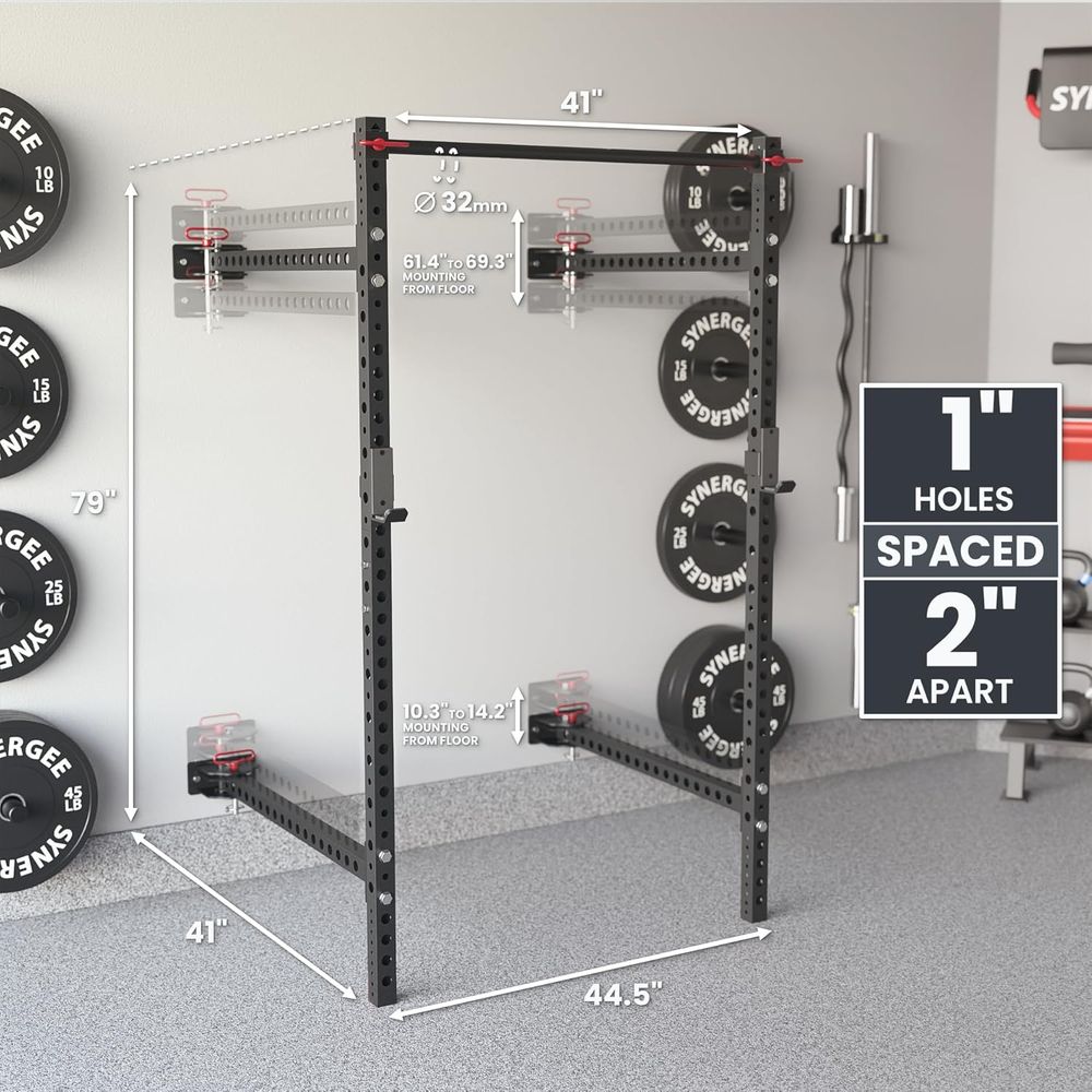 Adjustable Squat Rack with J-C - Pull Up Bar Grip recensie en prijs