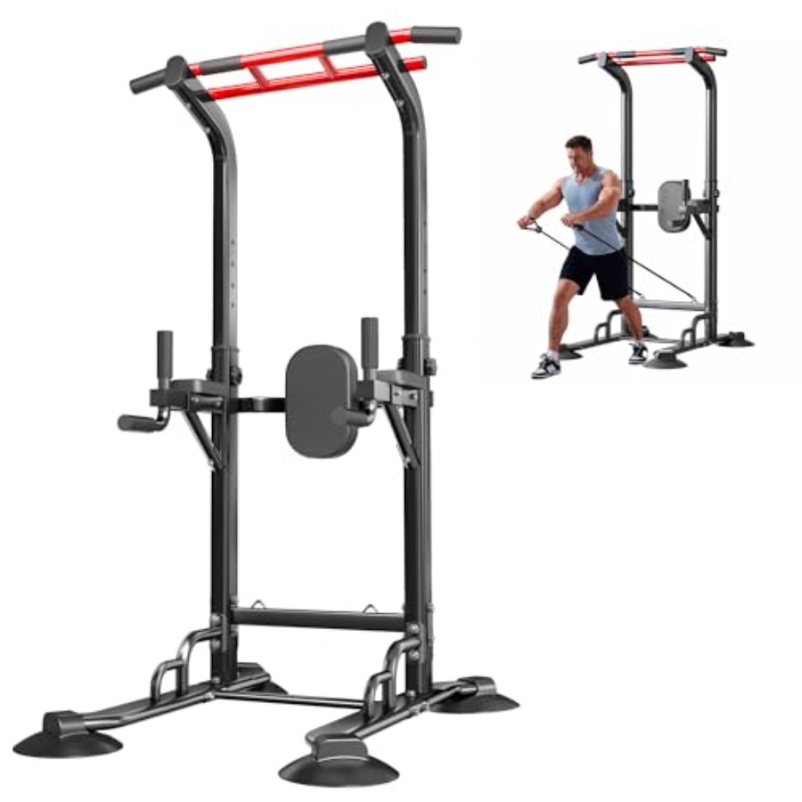 Home gym pull up bar station:  - Pull Up Bar Grip recensie en prijs