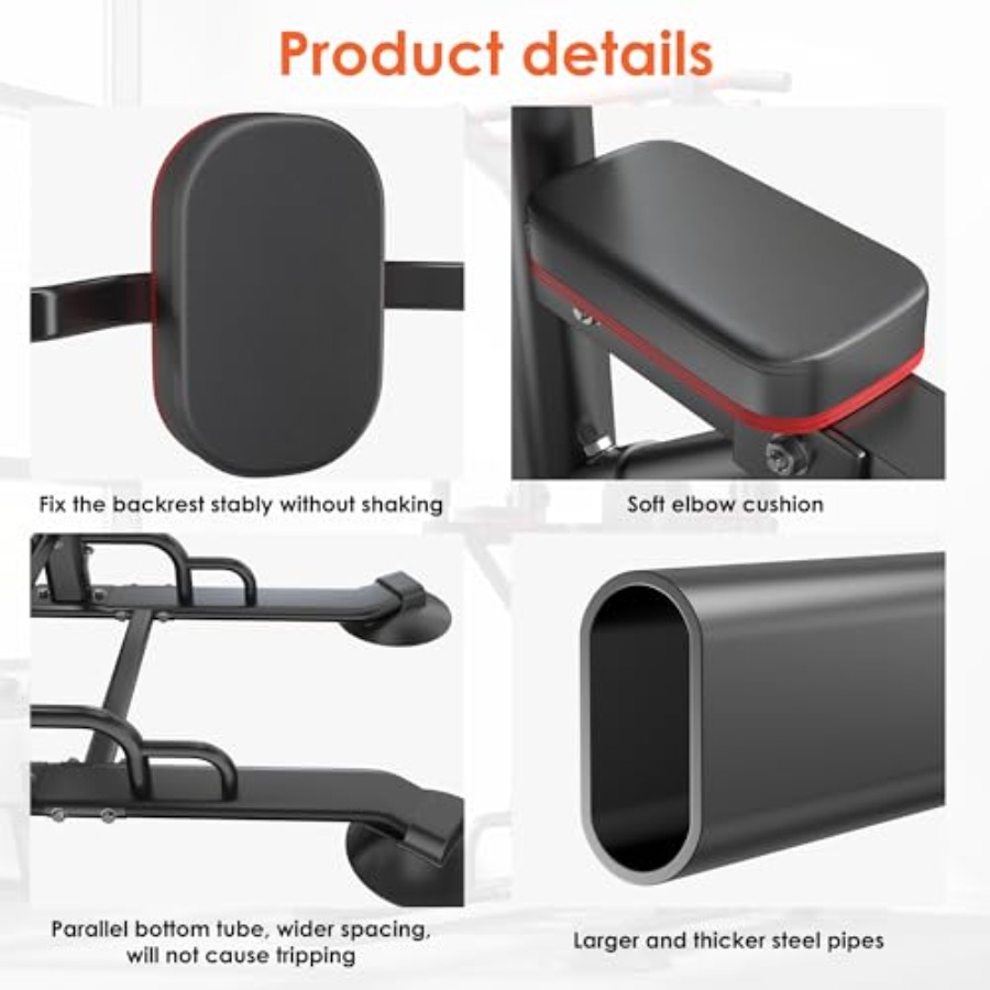 Home gym pull up bar station:  - Pull Up Bar Grip recensie en prijs